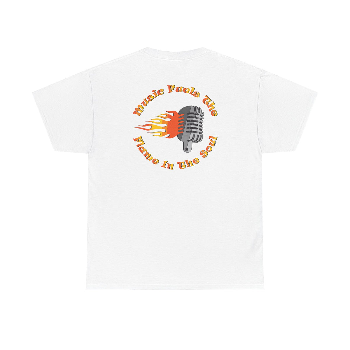 Music Fuels the Flame Graphic Tee - Perfect for Music Lovers and Concert Goers