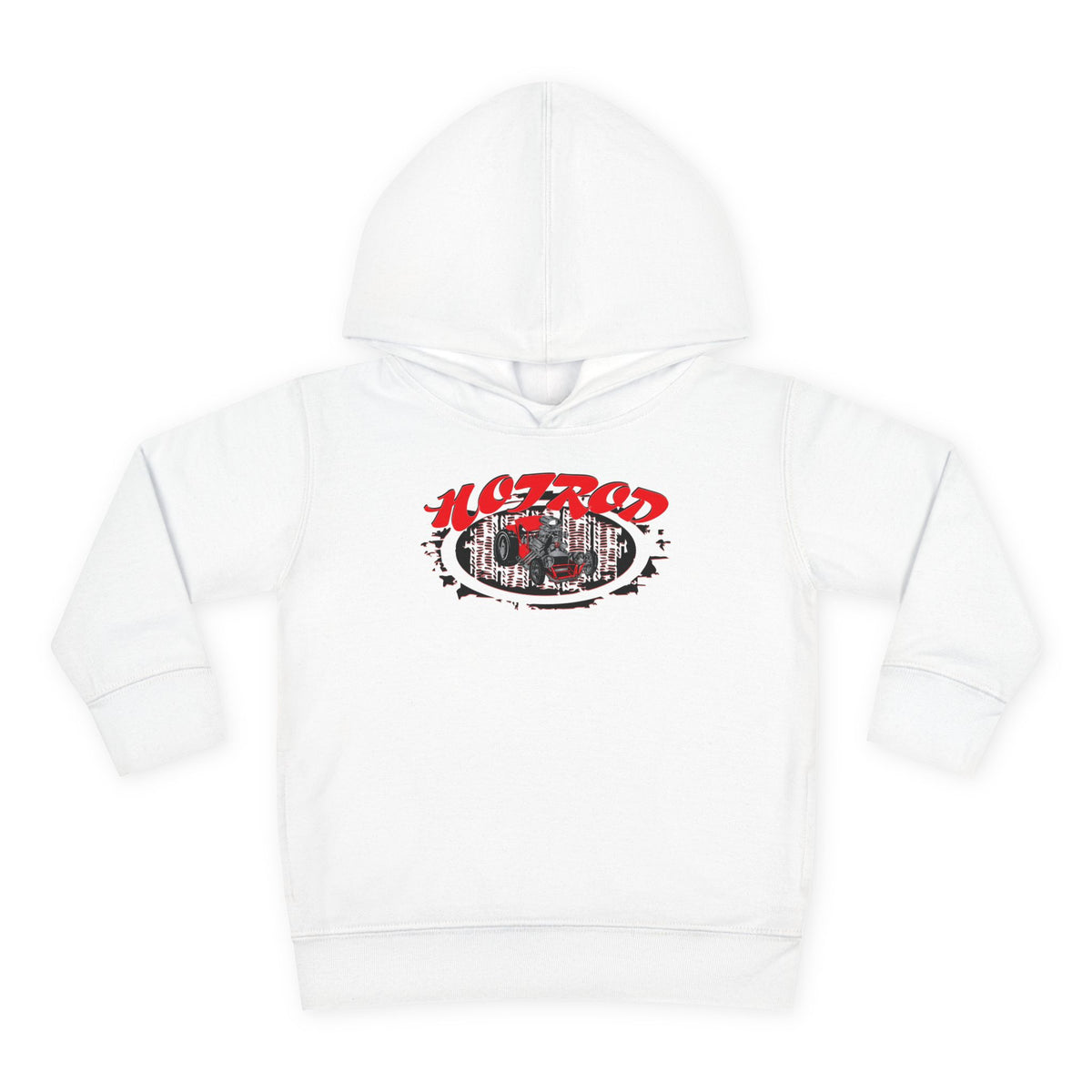 Toddler Retro Hotrod Graphic Hoodie for Young Motorheads