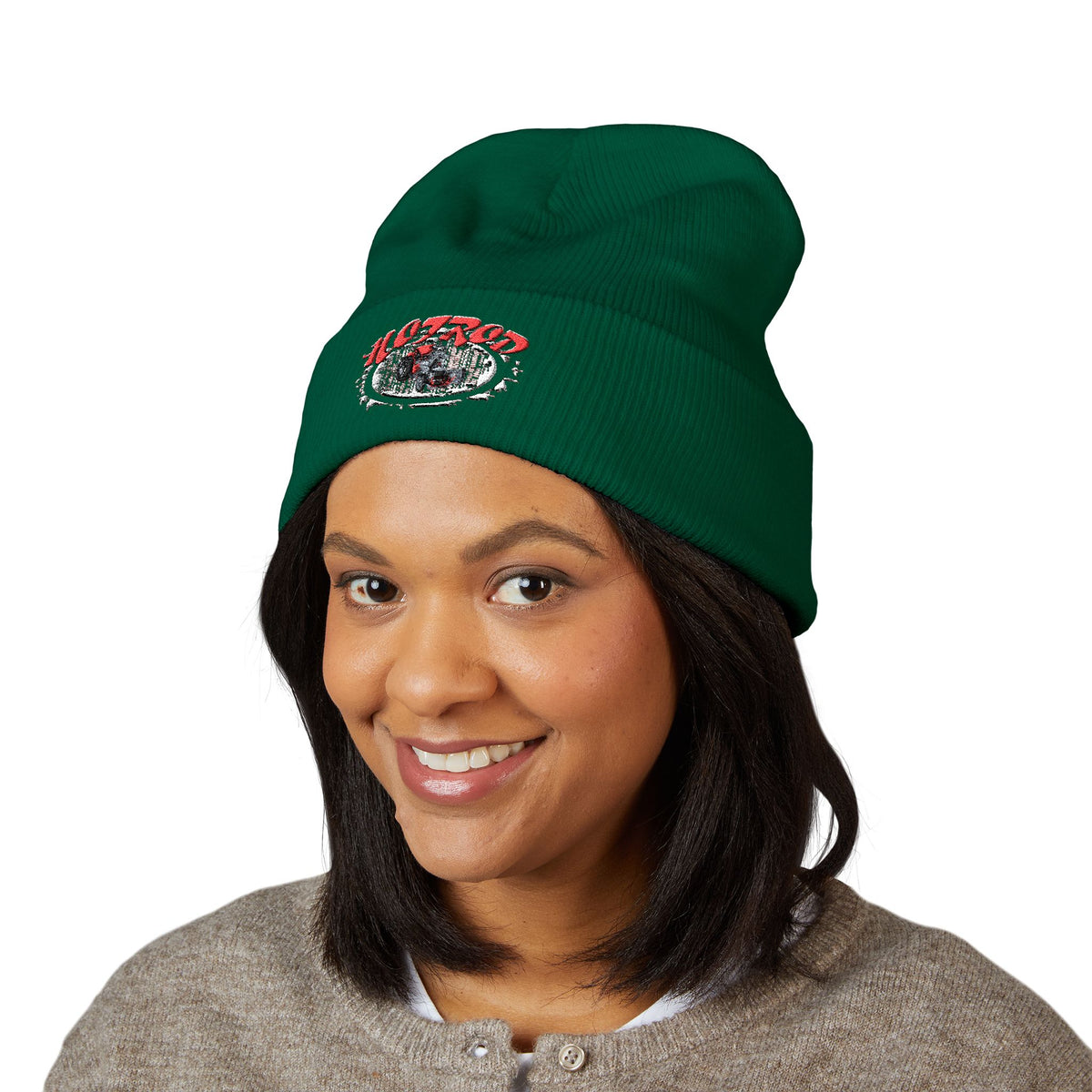 Retro Hotrod Graphic "Embroidered" Beanie