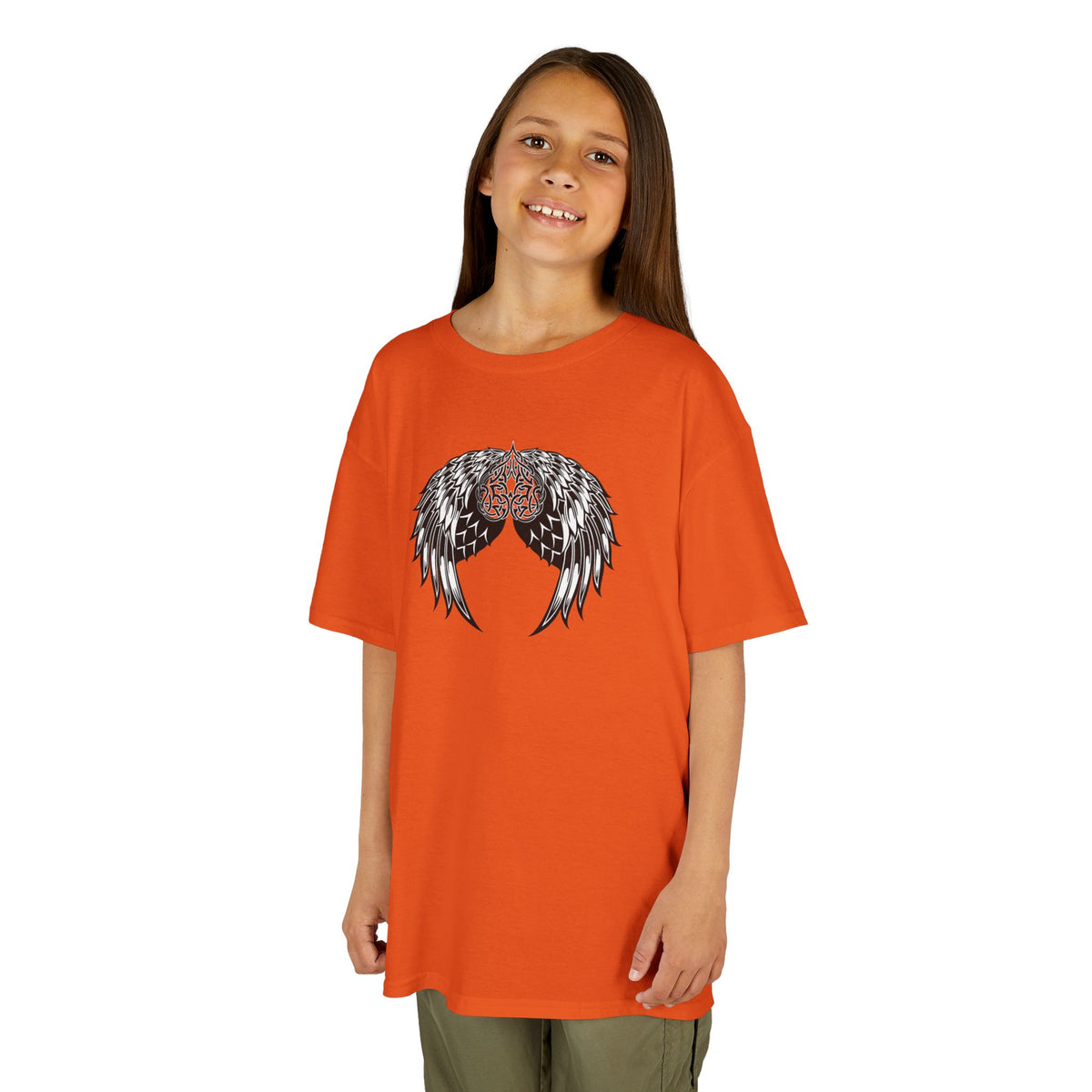 Kids Celtic Heart with Angel Wings Tee