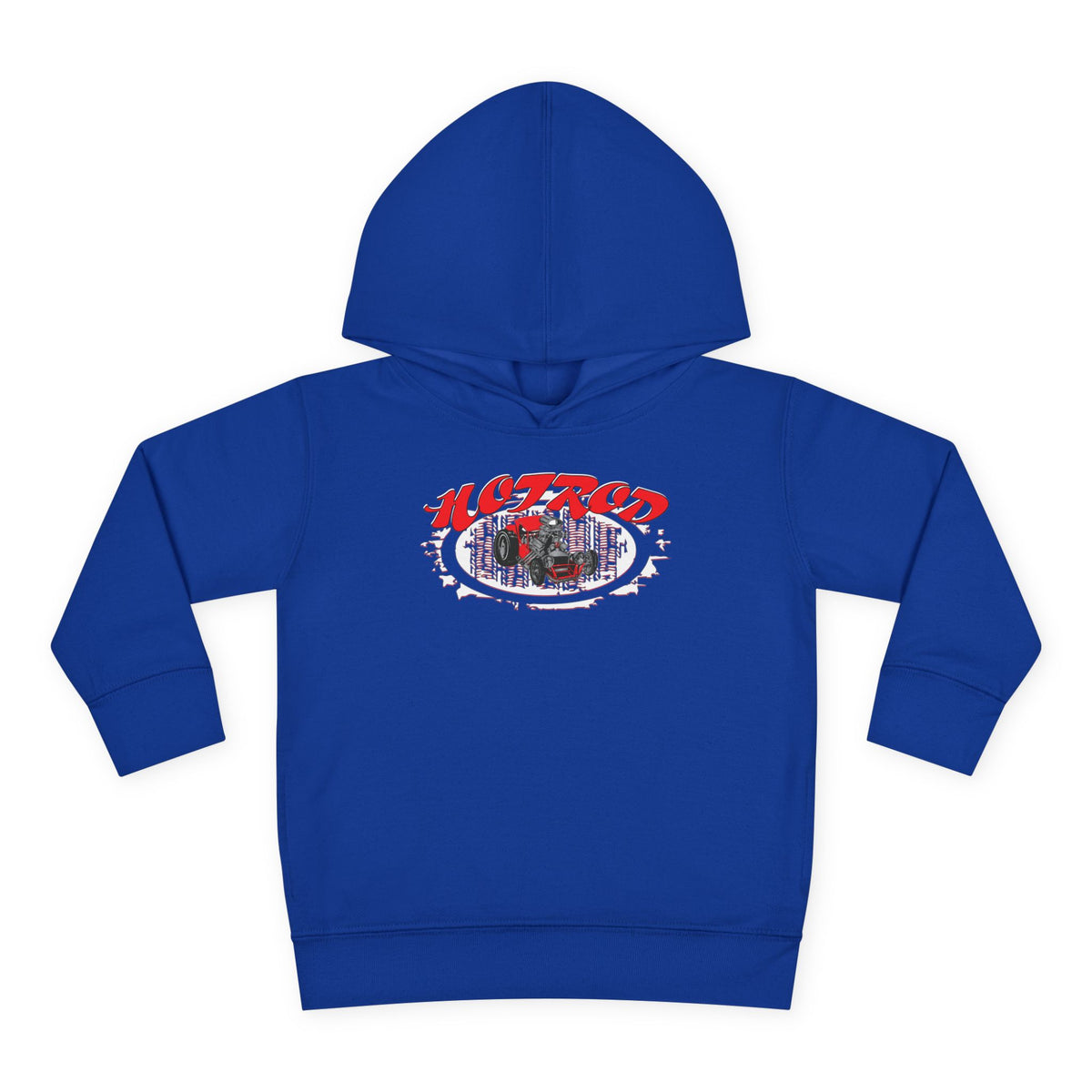 Toddler Retro Hotrod Graphic Hoodie for Young Motorheads