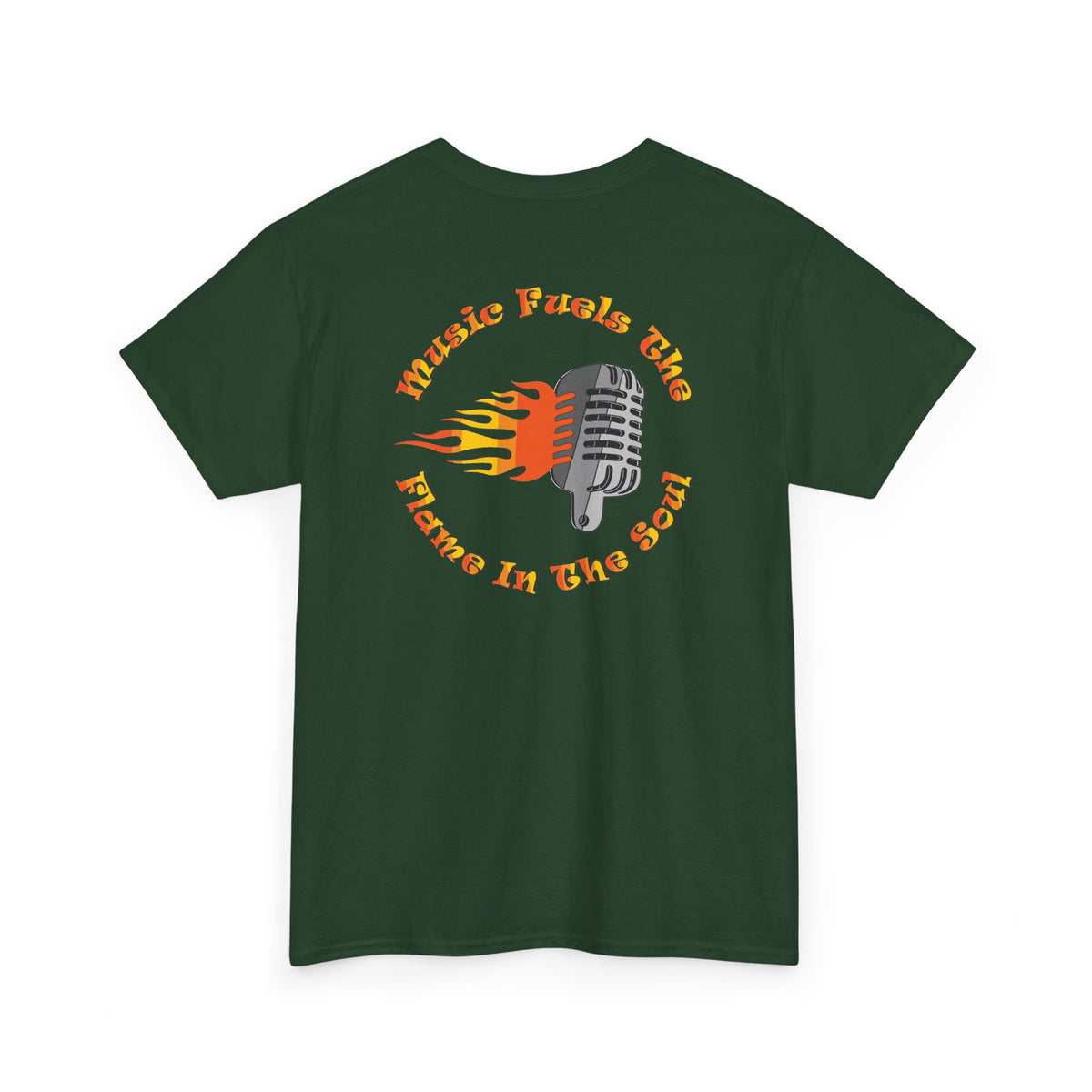 Music Fuels the Flame Graphic Tee - Perfect for Music Lovers and Concert Goers