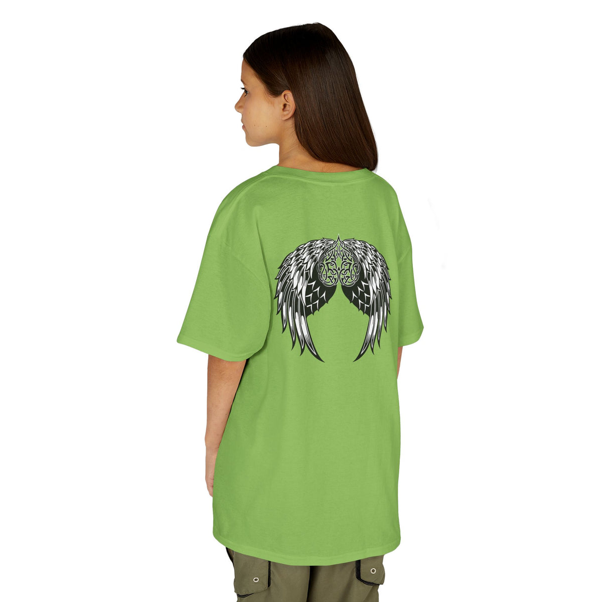 Kids Celtic Heart with Angel Wings Tee