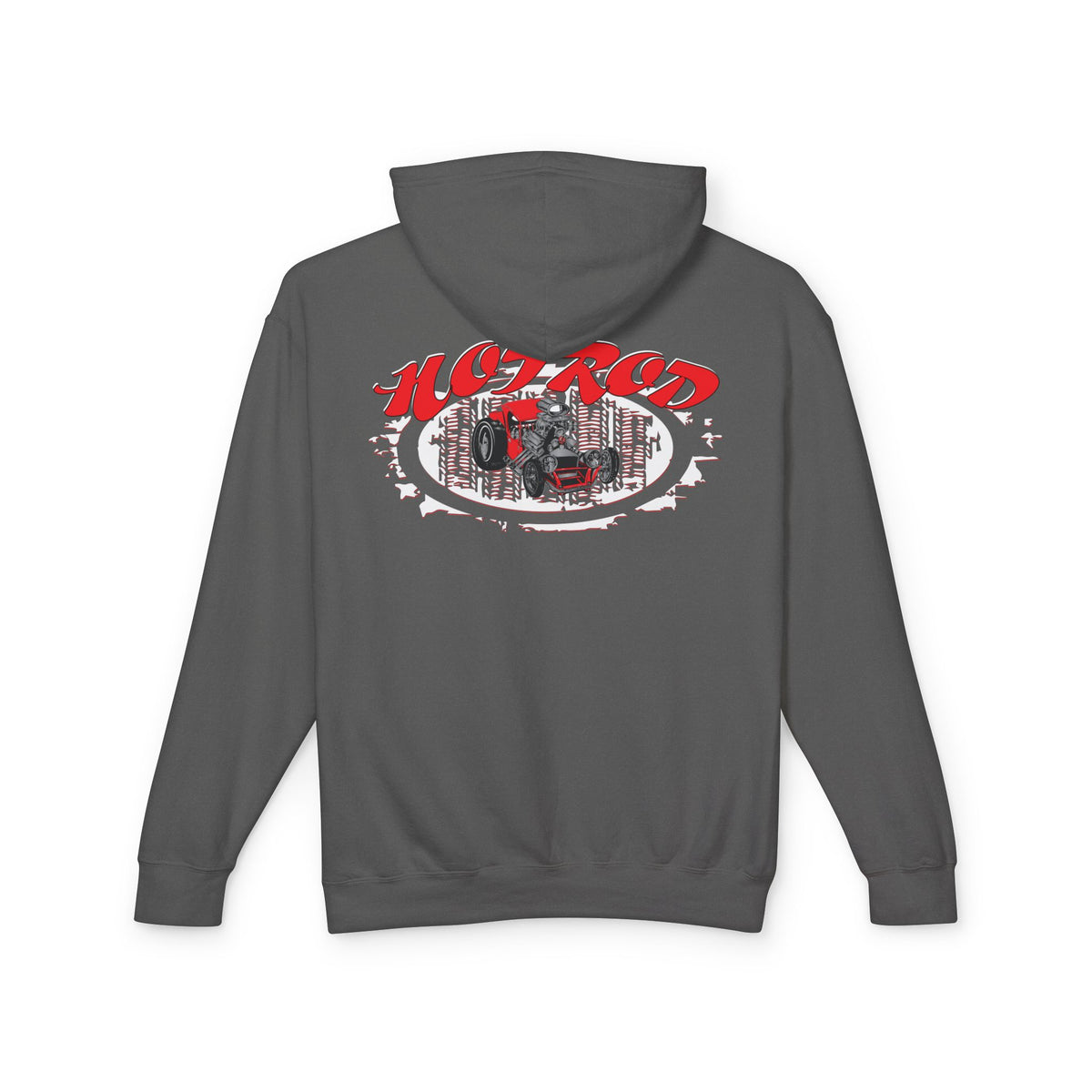 Retro Hotrod Hoodie for Classic Car Enthusiasts - Light Blend Sweatshirt