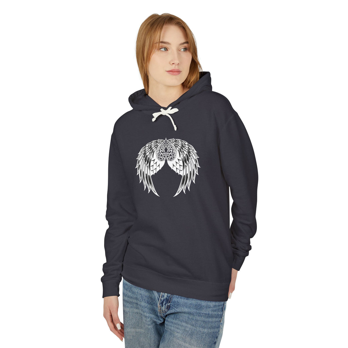 Celtic Heart and Angel Wings Hoodie - Lightweight™