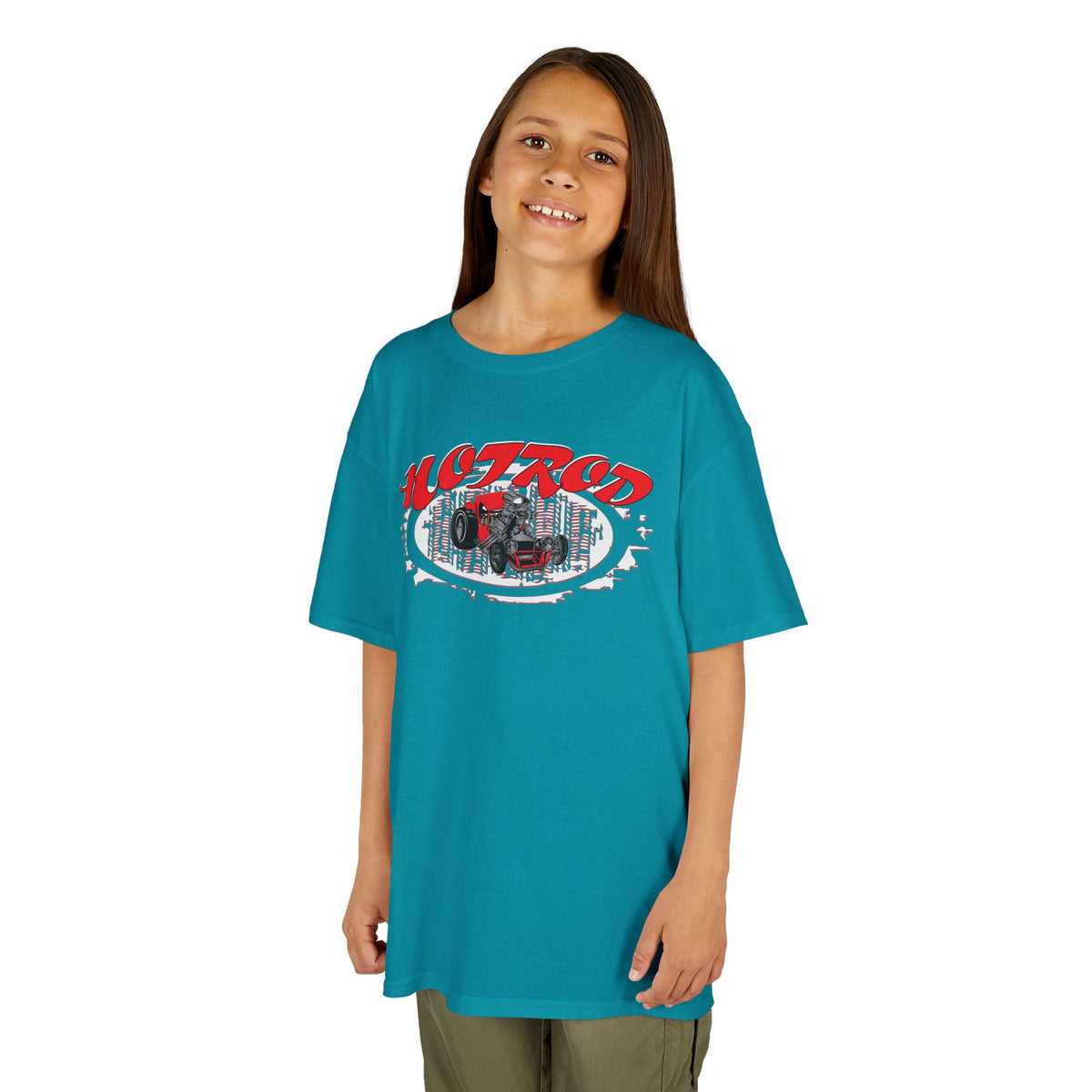 Kids Retro Hotrod Graphic Tee for Young Motorheads