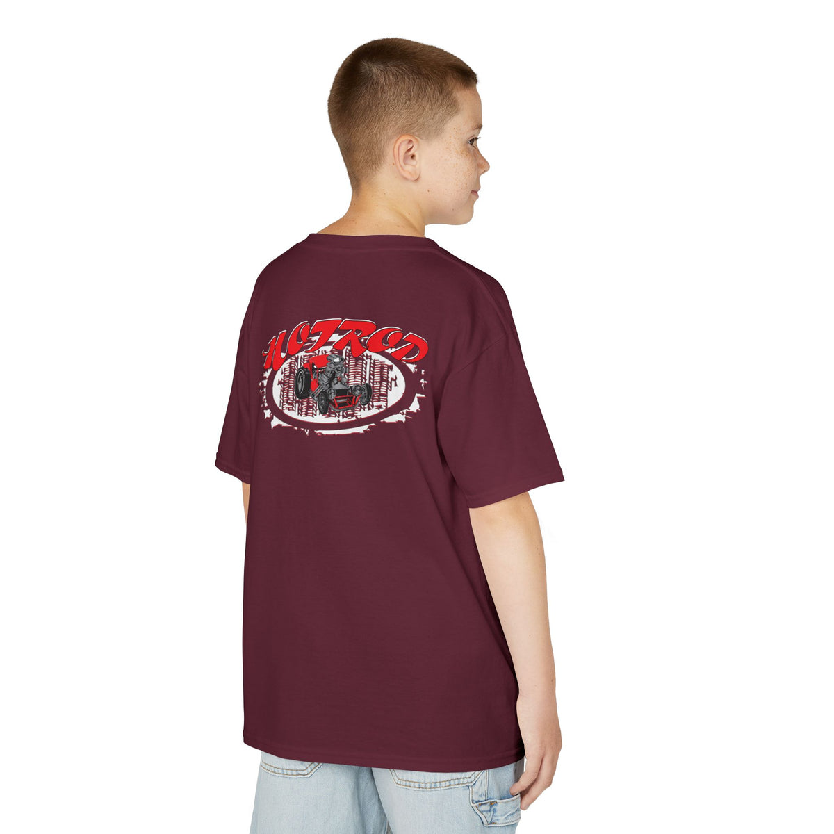 Kids Retro Hotrod Graphic Tee for Young Motorheads