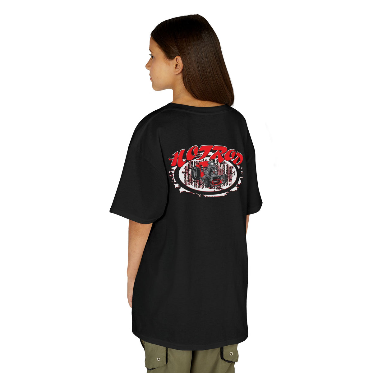 Kids Retro Hotrod Graphic Tee for Young Motorheads
