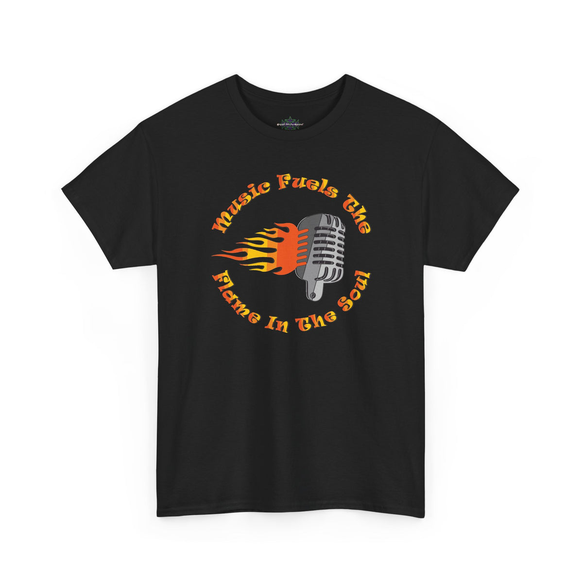 Music Fuels the Flame Graphic Tee - Perfect for Music Lovers and Concert Goers