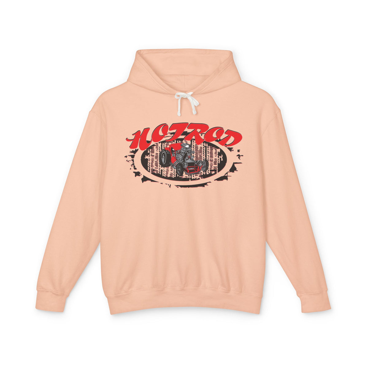Retro Hotrod Hoodie for Classic Car Enthusiasts - Light Blend Sweatshirt