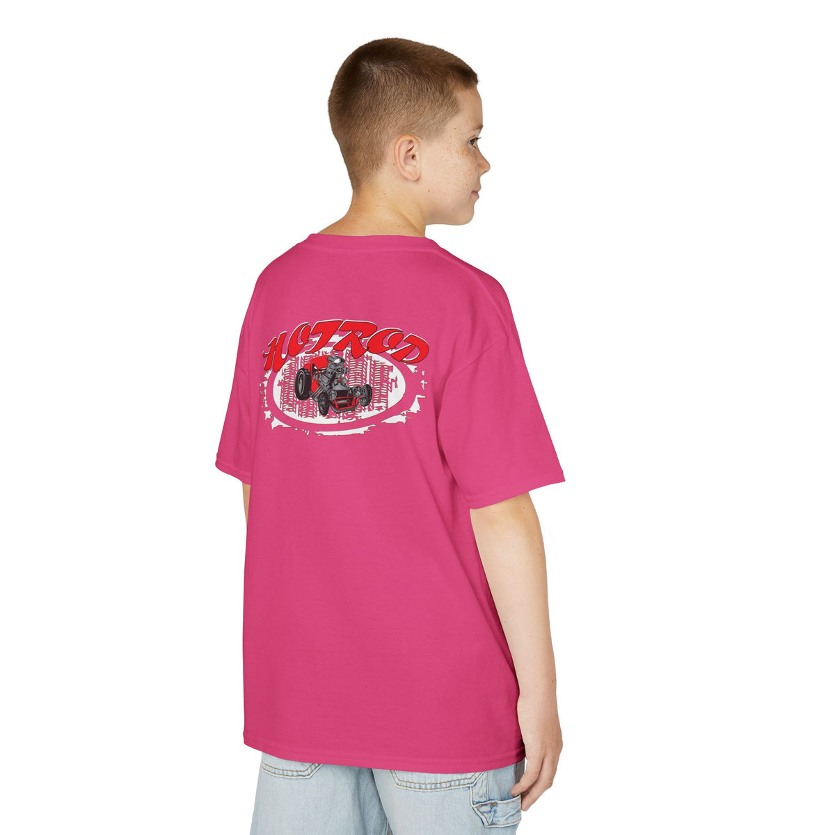 Kids Retro Hotrod Graphic Tee for Young Motorheads