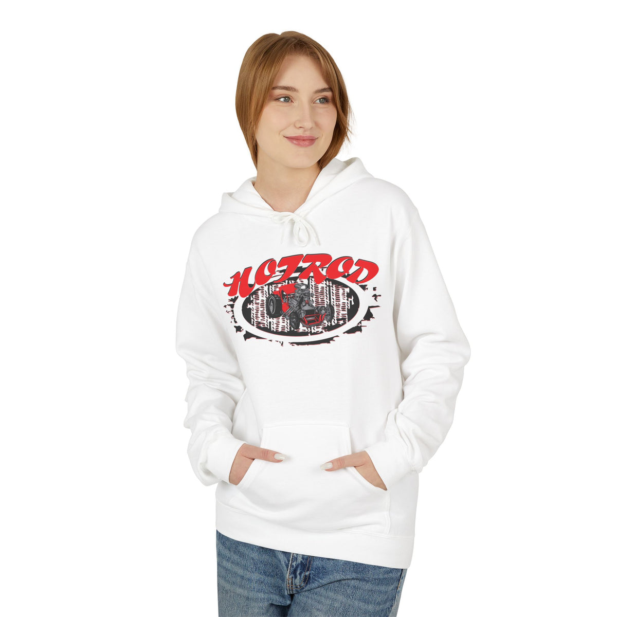 Retro Hotrod Hoodie for Classic Car Enthusiasts - Medium Blend Sweatshirt