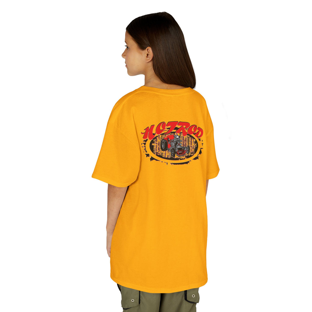 Kids Retro Hotrod Graphic Tee for Young Motorheads