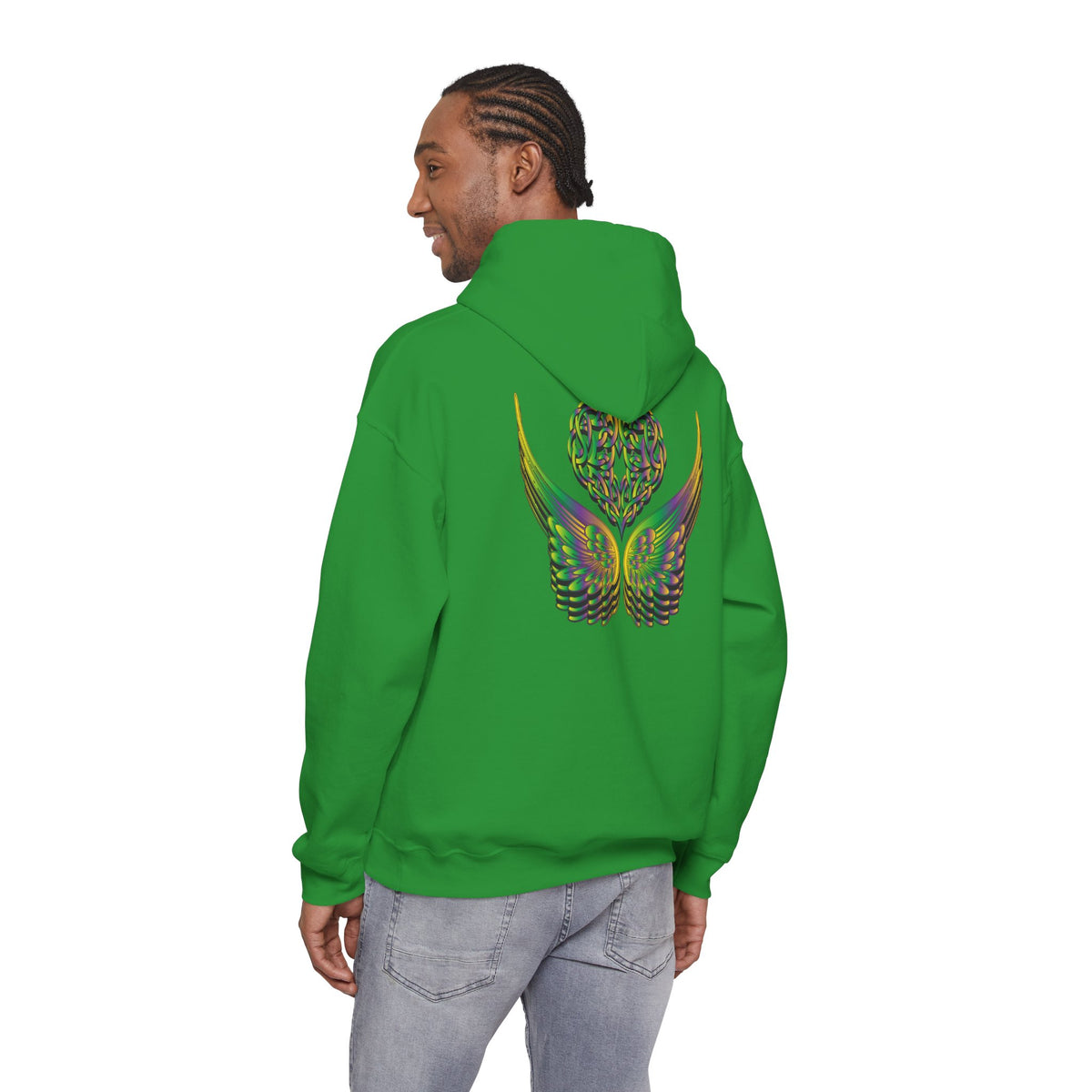 Ethereal Heart and Wings Hoodie - Heavy Blend™