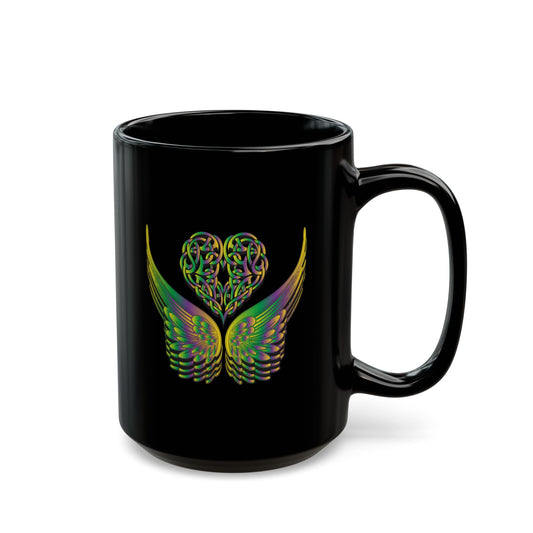 Ethereal Heart and Wings Coffee Mug