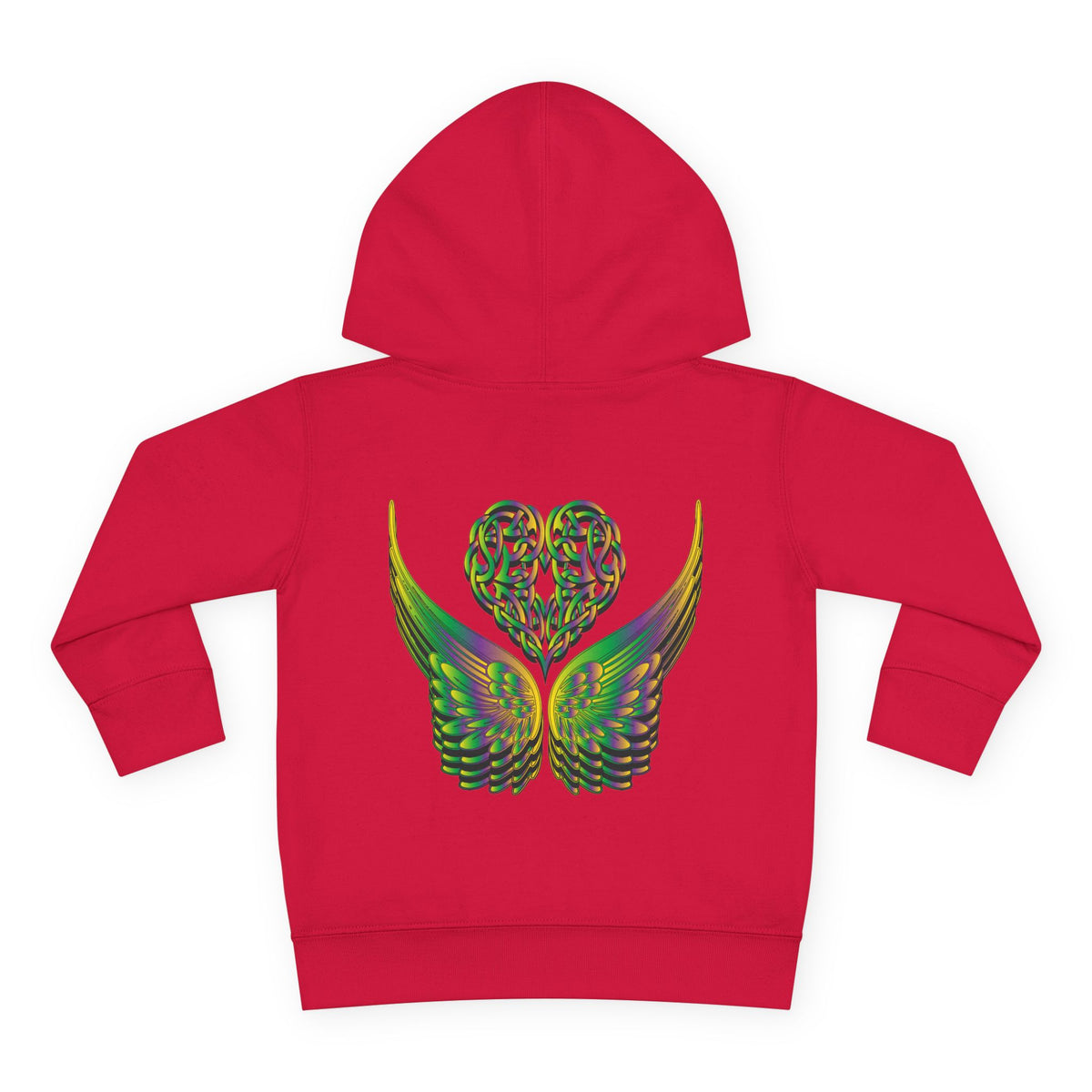 Toddler Celtic Heart with Angel Wings Hoodie