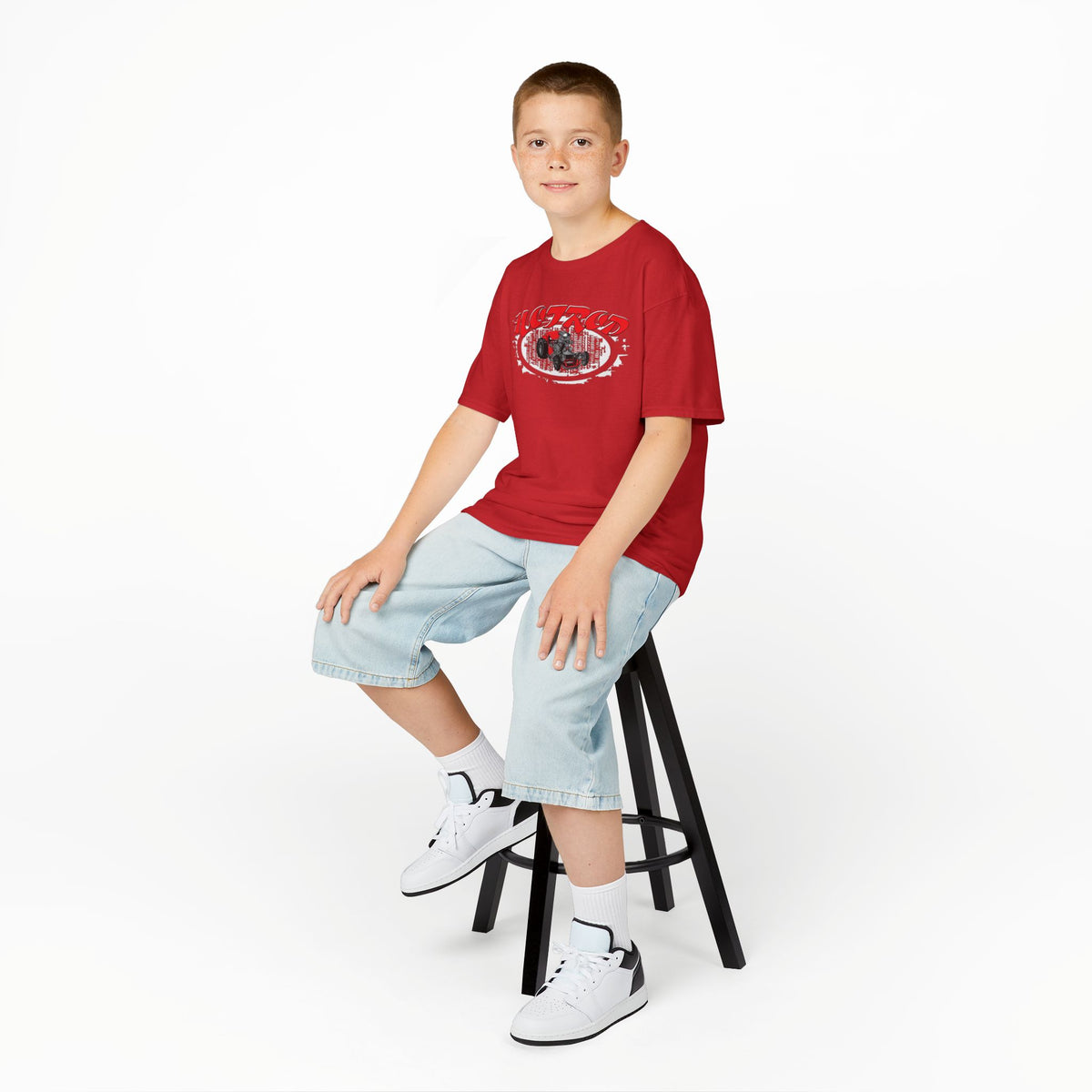 Kids Retro Hotrod Graphic Tee for Young Motorheads