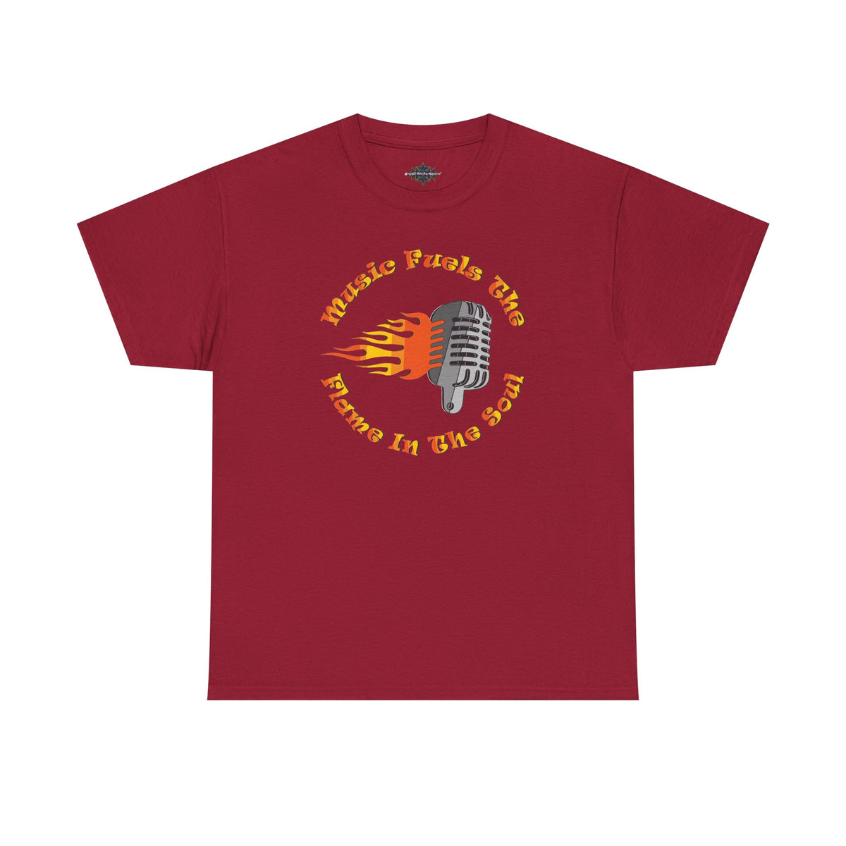 Music Fuels the Flame Graphic Tee - Perfect for Music Lovers and Concert Goers