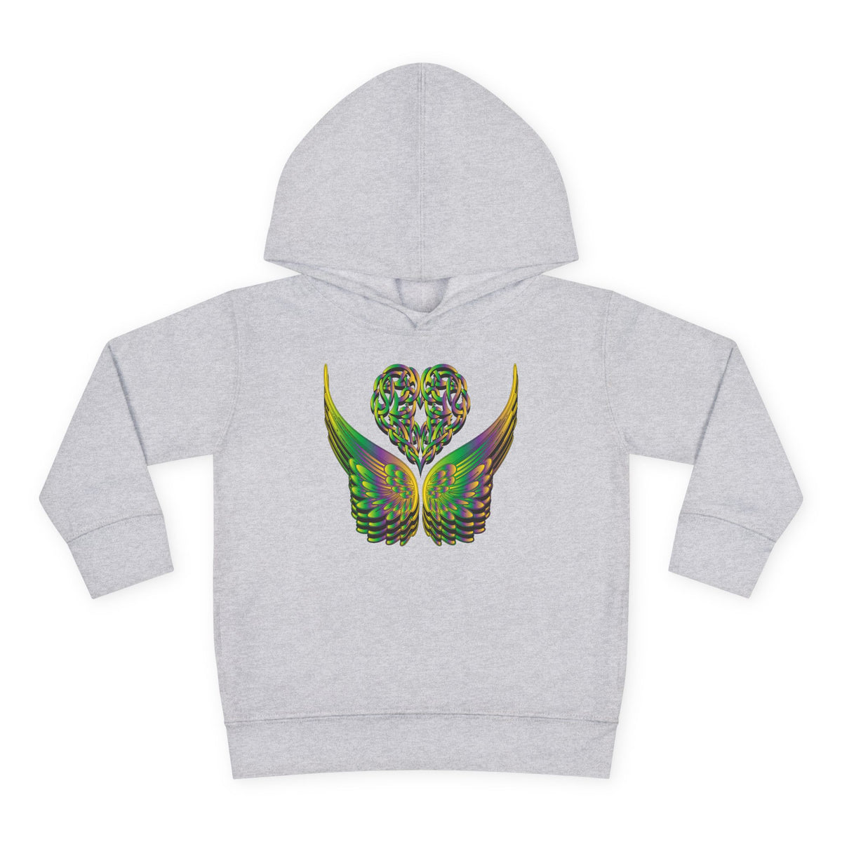 Toddler Celtic Heart with Angel Wings Hoodie